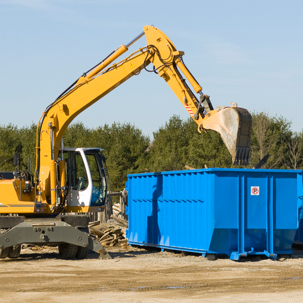 can i choose the location where the residential dumpster will be placed in Menomonie